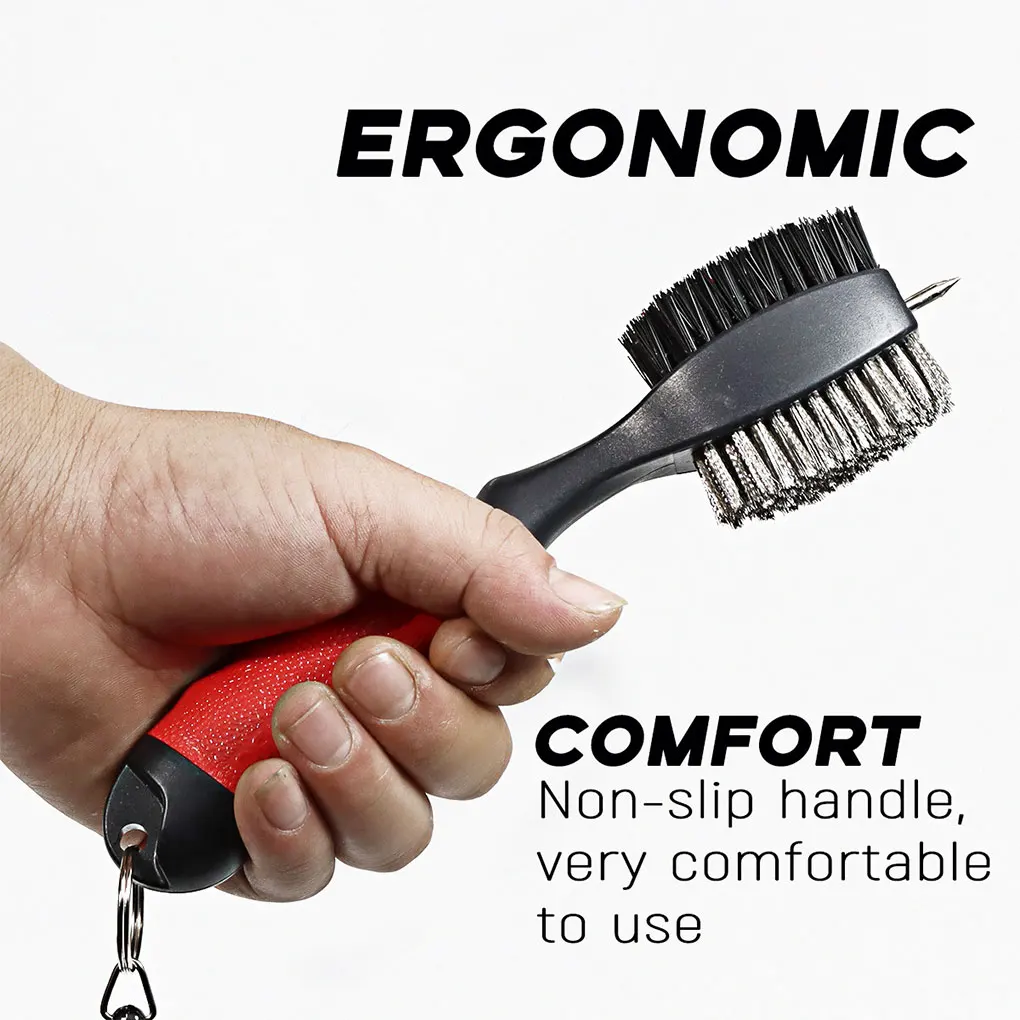 Golfing Cleaners Brush Double Head Golfs Putter Wedge Ball Groove Cleaning Oversized Retractable Comfortable Grip
Golfing Cleaners Brush Double Head Golfs Putter Wedge Ball Groove Cleaning Oversized Retractable Comfortable Grip