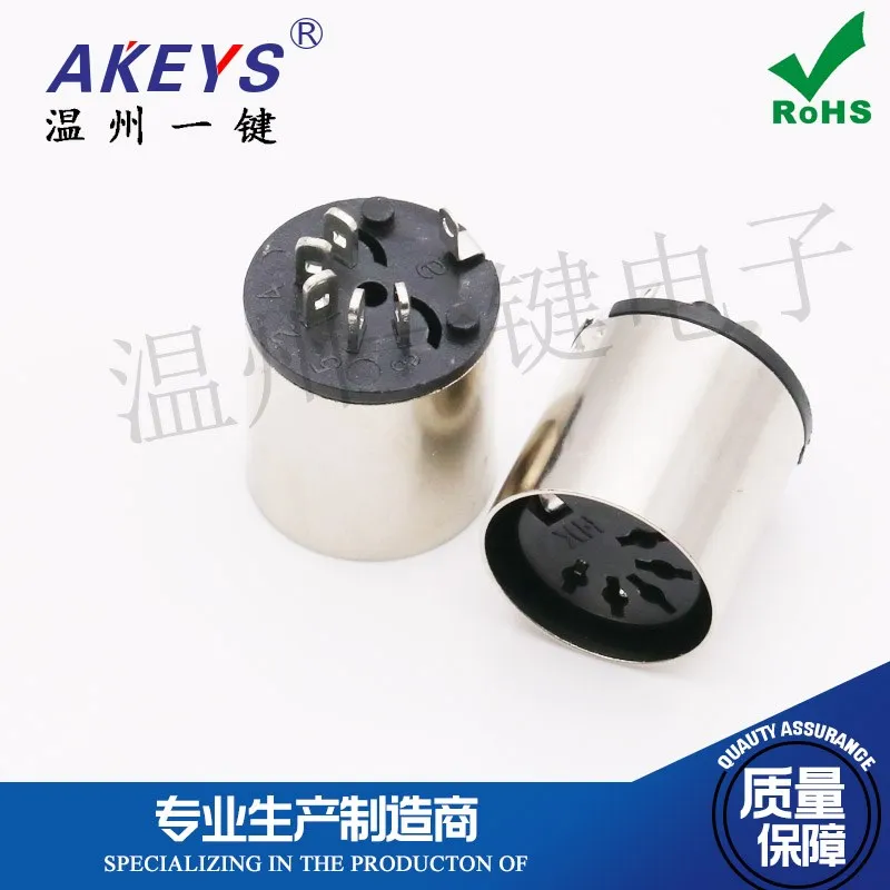 DSCT-5-07m Large Keyboard D-Head Plug DIN Interface S Terminal 5-pin Five core Socket 5P Female
DSCT-5-07m Large Keyboard D-Head Plug DIN Interface S Terminal 5-pin Five core Socket 5P Female