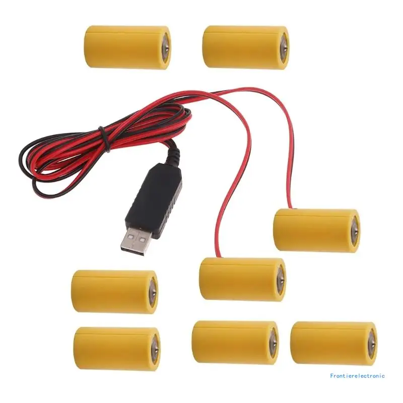 Universal 2in1 USB Power 6V C Battery Eliminators Replace 4Pcs 1.5V C LR14 Battery for LED Light Electronic Toy DropShipping
Universal 2in1 USB Power 6V C Battery Eliminators Replace 4Pcs 1.5V C LR14 Battery for LED Light Electronic Toy DropShipping