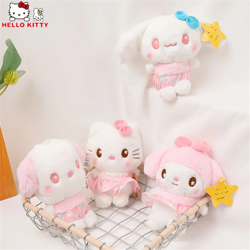 Kawaii Sanrio Plush Keychains Cute Kuromi Cinnamoroll Hello Kitty Pink Skirt Plushie Key Chains Hanger Decoration Car Keyring
Kawaii Sanrio Plush Keychains Cute Kuromi Cinnamoroll Hello Kitty Pink Skirt Plushie Key Chains Hanger Decoration Car Keyring