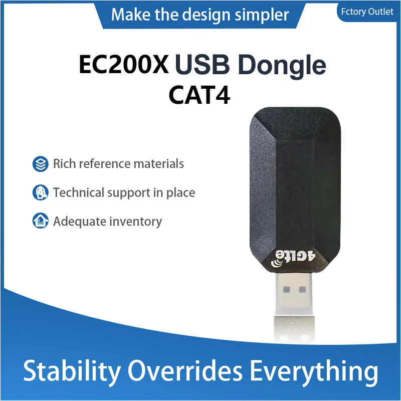 

LTE CAT4 Development Boards EC200UCNAA USB Dongle EC200UCNAA-N05-SGNSA Core Board 1pcs