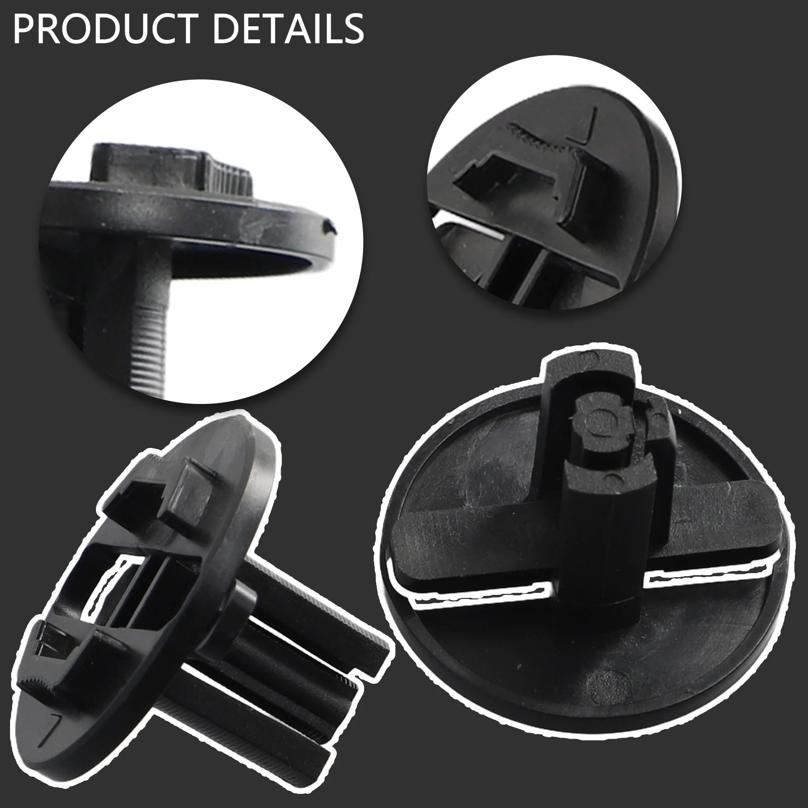 Fastener Clips Headlight 38mmx29mm 4pcs Plastic 1248210520 Black Fastener High Reliability Accessories Replacement
Fastener Clips Headlight 38mmx29mm 4pcs Plastic 1248210520 Black Fastener High Reliability Accessories Replacement