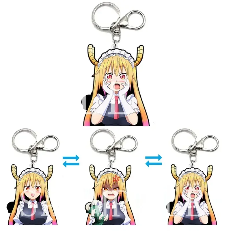 Anime Miss Kobayashi's Dragon Maid Tohru Acrylic Motion Key Chains Creative Bag Pendant Car Keyring Anime Peripheral Gift
Anime Miss Kobayashi's Dragon Maid Tohru Acrylic Motion Key Chains Creative Bag Pendant Car Keyring Anime Peripheral Gift