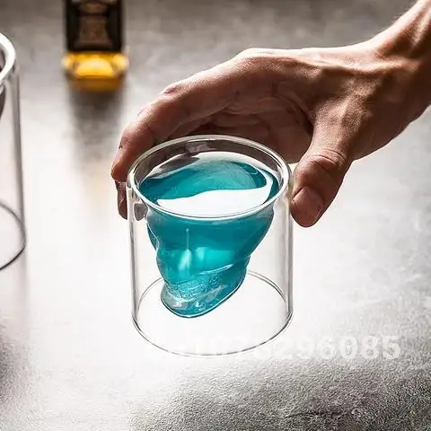 4pc/set skull Head cup double layer coffee Whiskey Vodka Wine mug travel cute christmas mugs tumbler shot glass Milk cup in bulk 
4pc/set skull Head cup double layer coffee Whiskey Vodka Wine mug travel cute christmas mugs tumbler shot glass Milk cup in bulk