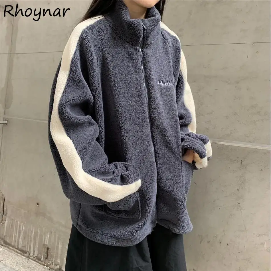 Basic Jackets Women Loose M-3xl Patchwork Korean Style Casual Warm Design Couple All Match Outerwear Street Velvet Ins Young New
Basic Jackets Women Loose M-3xl Patchwork Korean Style Casual Warm Design Couple All Match Outerwear Street Velvet Ins Young New
