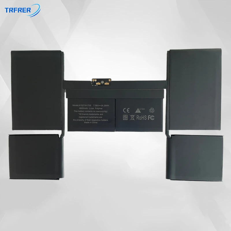 TRFRER A1527 A1705 New Laptop battery For Apple MacBook 12 Inch Retina A1534 (2015-2016-2017 ) MF855 MJY32 MK4M2 7.56V 5474MAH
TRFRER A1527 A1705 New Laptop battery For Apple MacBook 12 Inch Retina A1534 (2015-2016-2017 ) MF855 MJY32 MK4M2 7.56V 5474MAH