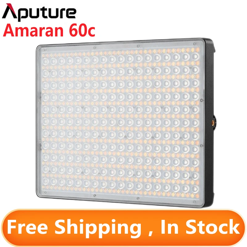 

Aputure Amaran P60C P60X RGBWW Full-color P60x Bi-color LED Panel Photography Light 2500K-7500K Suitable Sidus Link App