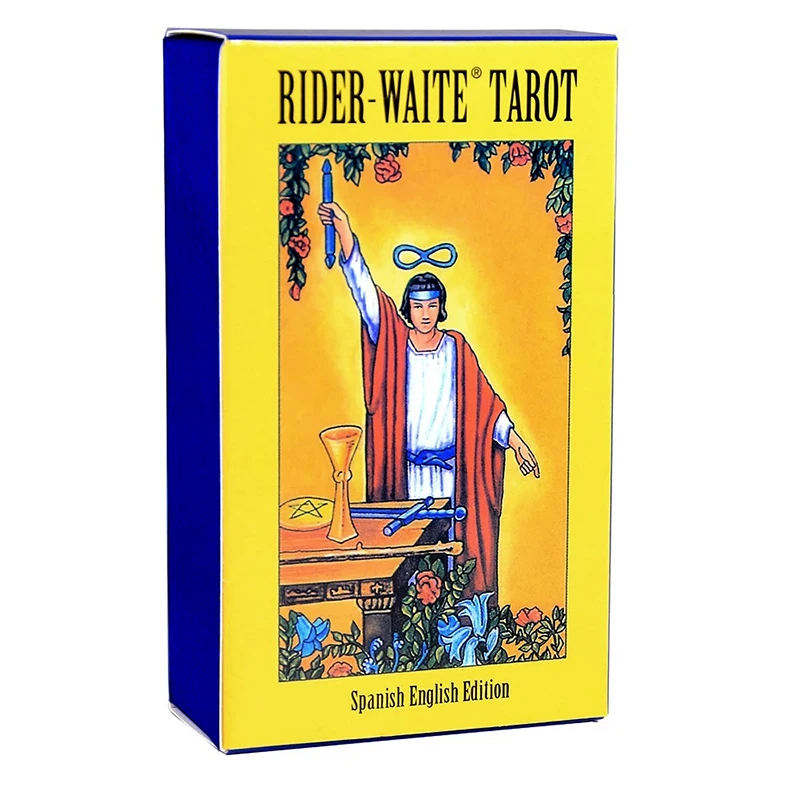 Cartes de tarot Rider Waite pour enfant et adulte, jeu de prédiction du destin, classique, espagnol, anglais, oracle, divertissement 2