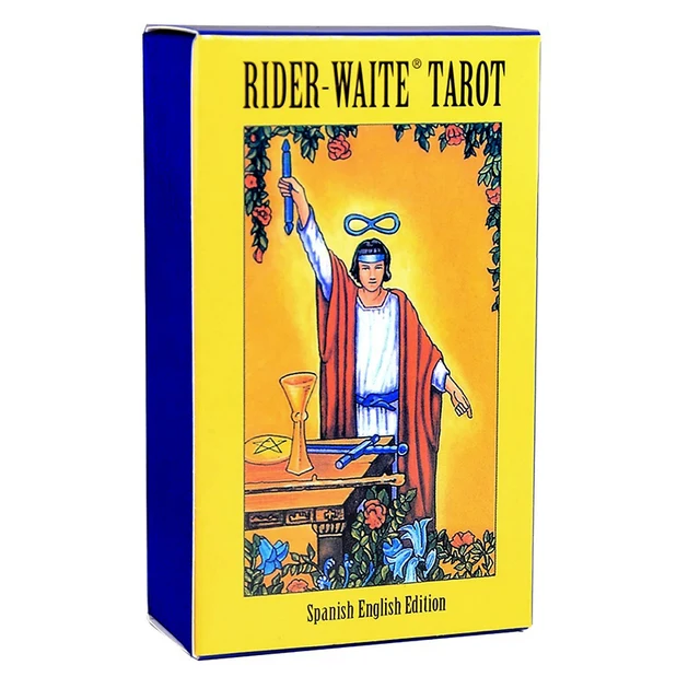 Cartes de tarot Rider Waite pour enfant et adulte, jeu de prédiction du destin, classique, espagnol, anglais, oracle, divertissement 2