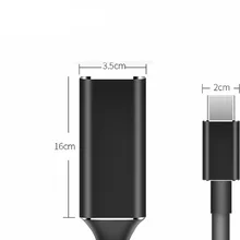 USB Type C Adapter USB 3.1 (USB-C) to HDMI-compatible Adapter Male to Female Converter for PC Computer TV Display Phone
USB Type C Adapter USB 3.1 (USB-C) to HDMI-compatible Adapter Male to Female Converter for PC Computer TV Display Phone