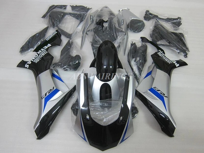 Комплект обтекателей из АБС-пластика для YAMAHA R1 R1m 2015 2016 2017 2018 15 16 17 18, комплект обтекателей черного и серебристого цвета
Комплект обтекателей из АБС-пластика для YAMAHA R1 R1m 2015 2016 2017 2018 15 16 17 18, комплект обтекателей черного и серебристого цвета