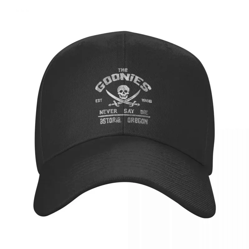 

Custom The Goonies Never Say Die Baseball Cap Hip Hop Men Women's Adjustable Movie Film Dad Hat Spring Snapback Hats