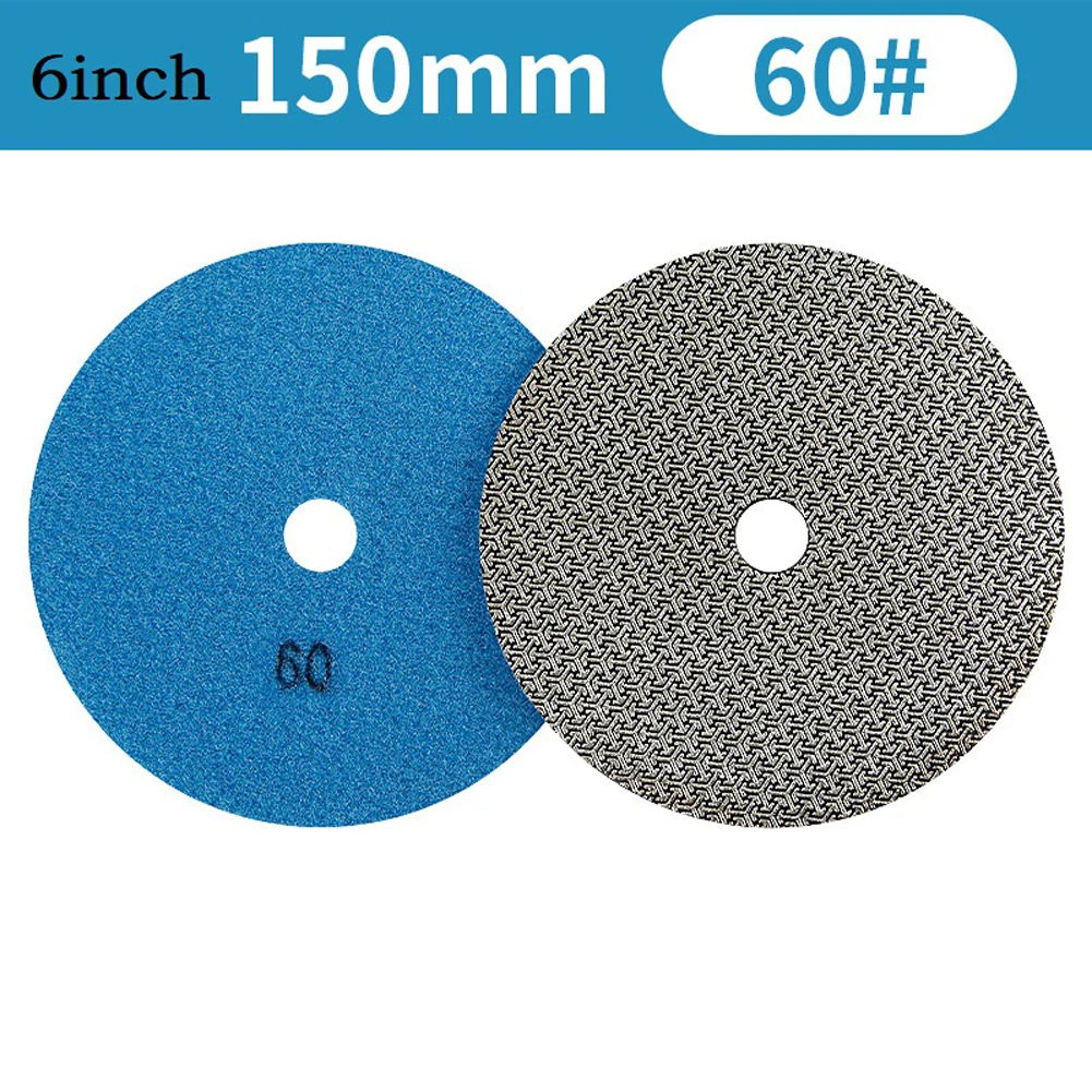 Diamond Polishing Pad Electroplated For Glass For Granite Replacement Resin Sanding Tile 150mm 60#/100#/200#/400#
Diamond Polishing Pad Electroplated For Glass For Granite Replacement Resin Sanding Tile 150mm 60#/100#/200#/400#