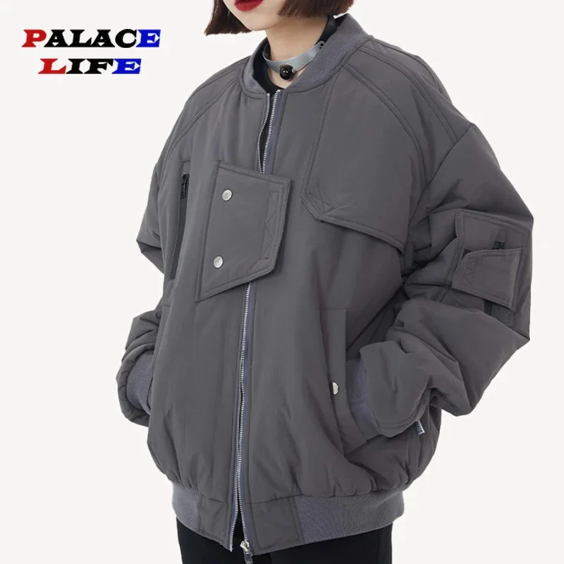 Fashion Women's Down Jacket Stand Collar Zipper Patchwork Solid Color Niche Design Thick Parkas Men Autumn Winter 2023 Unisex
Fashion Women's Down Jacket Stand Collar Zipper Patchwork Solid Color Niche Design Thick Parkas Men Autumn Winter 2023 Unisex