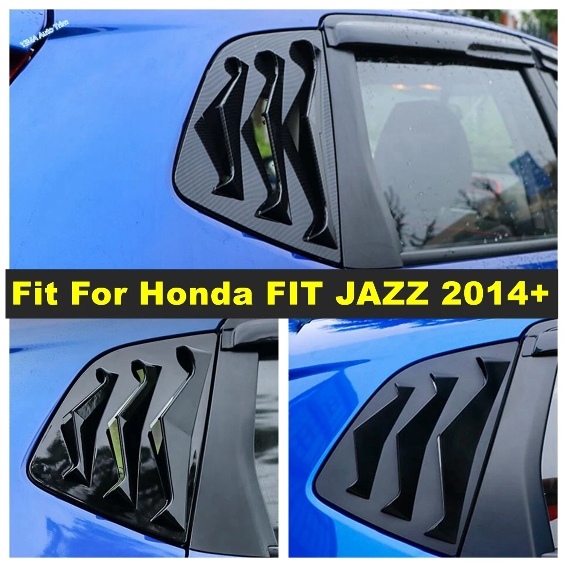 Side Vent Window Louvers Car Rear Quarter Spoiler Panel Sun Shade Cover Trim For Honda FIT JAZZ 2014 - 2020 Exterior Accessories
Side Vent Window Louvers Car Rear Quarter Spoiler Panel Sun Shade Cover Trim For Honda FIT JAZZ 2014 - 2020 Exterior Accessories