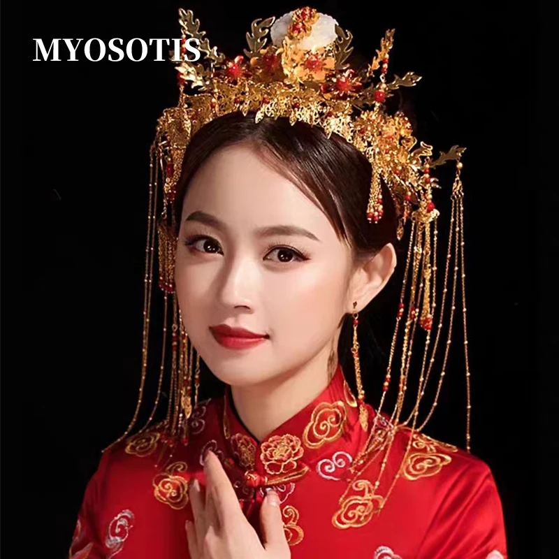 Винтажная корона для волос Hanfu украшение ручной работы повязка для волос кисточка Свадебные украшения в китайском стиле свадебные аксессуары для волос
Винтажная корона для волос Hanfu украшение ручной работы повязка для волос кисточка Свадебные украшения в китайском стиле свадебные аксессуары для волос