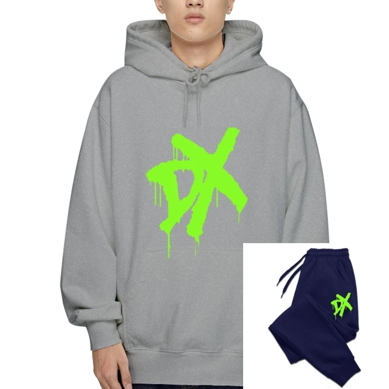 

DX Pullover D Generation X Men and childs Fluorescent Green Graphic