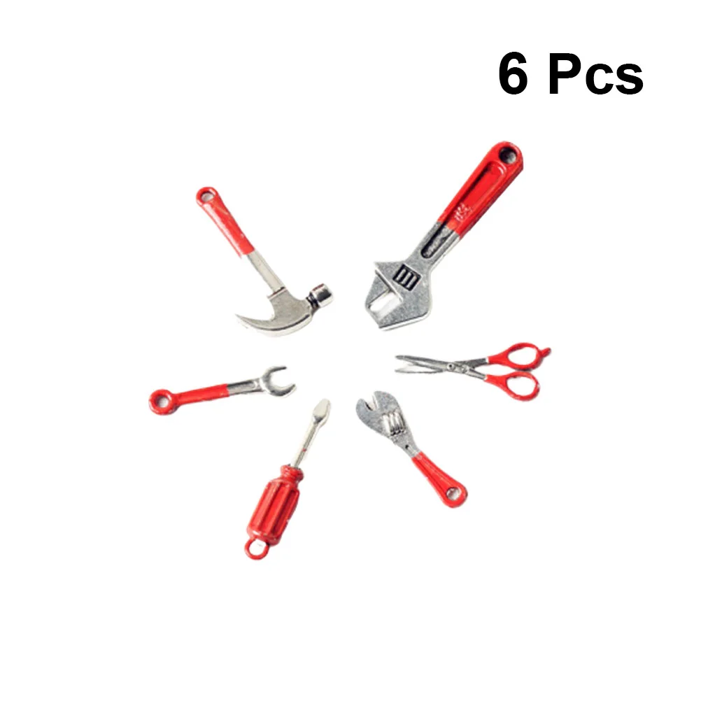 6 Pcs Mini Tool Chest Toolbox Kit for Kids Accessories Miniture Decoration Alloy Ornament
6 Pcs Mini Tool Chest Toolbox Kit for Kids Accessories Miniture Decoration Alloy Ornament