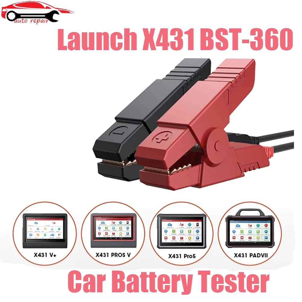 LAUNCH BST360 12V Car Battery Tester Automotive Cranking Charging Circut Scanner Tools for Android/IOS/X431 V/V+/PRO3S+/PAD V
LAUNCH BST360 12V Car Battery Tester Automotive Cranking Charging Circut Scanner Tools for Android/IOS/X431 V/V+/PRO3S+/PAD V