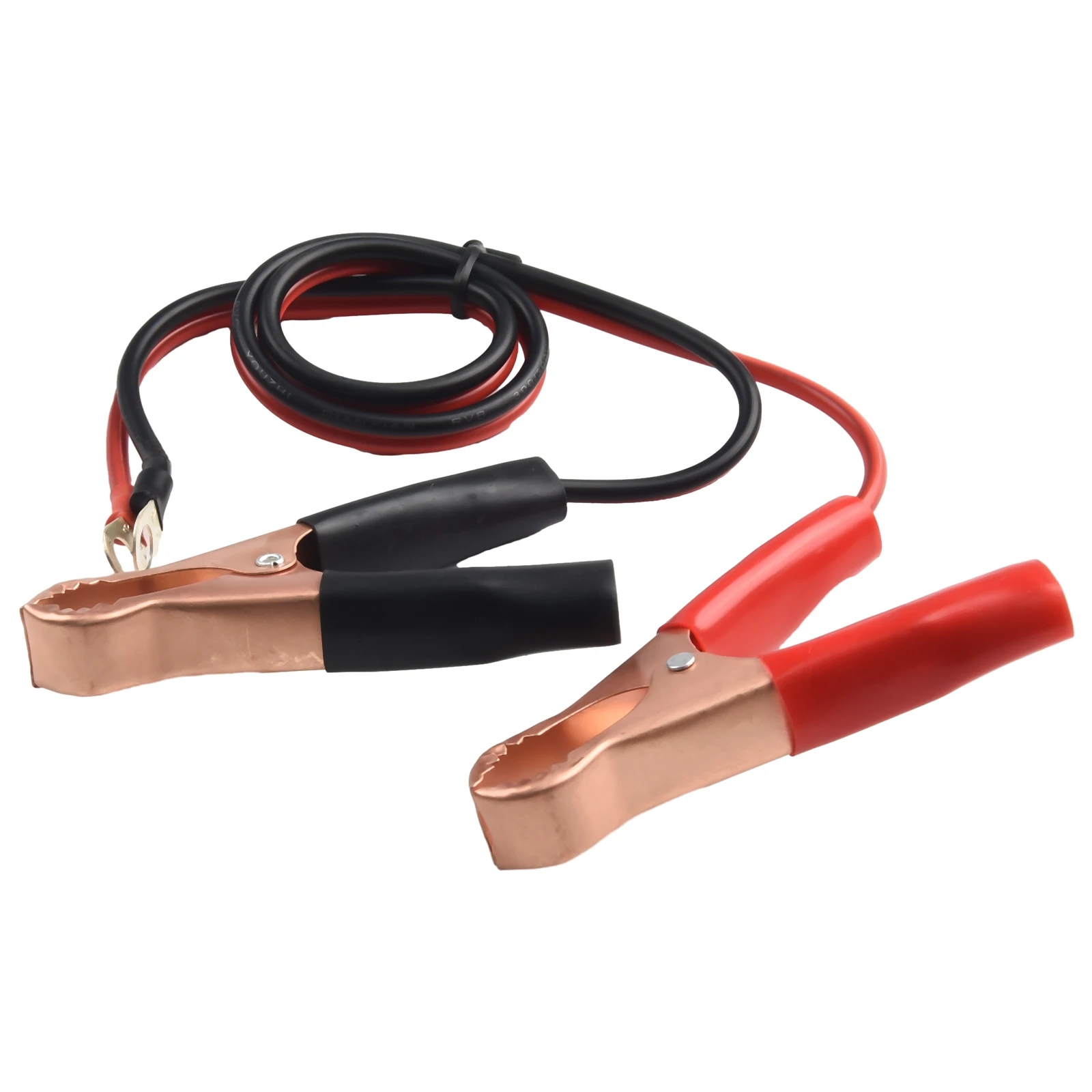 

2pcs Battery Clip Wire - High Quality, 50Amp Fuse Protection, Red/Black, 12/24V Compatible, Plastic & Copper