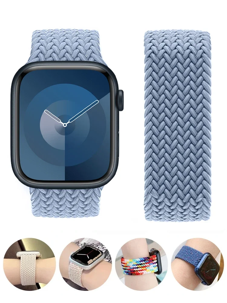 Ремешок Плетеный Соло для Apple watch band 45 мм 44 мм 42 мм Ultra 49 мм 40 мм 41 мм 38 мм, браслет correa iwatch series 8 7 5 4 3 SE 6 9
Ремешок Плетеный Соло для Apple watch band 45 мм 44 мм 42 мм Ultra 49 мм 40 мм 41 мм 38 мм, браслет correa iwatch series 8 7 5 4 3 SE 6 9