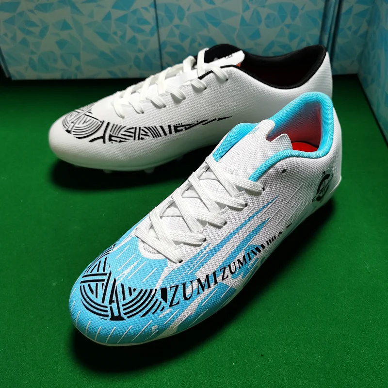 

New Top Quality Men Soccer Shoes TF FG Non-Slip Soccer Cleats Football Shoes Turf Grass Cleats High-quality Training Ultralight