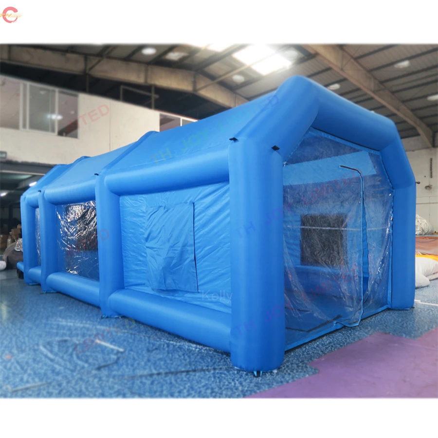 TH Free Shipping 8x4x3mH Blue Mobile Inflatable Spray Booth, Oxford Material Car Painting Booth with Blower and Filter Sponge
TH Free Shipping 8x4x3mH Blue Mobile Inflatable Spray Booth, Oxford Material Car Painting Booth with Blower and Filter Sponge
