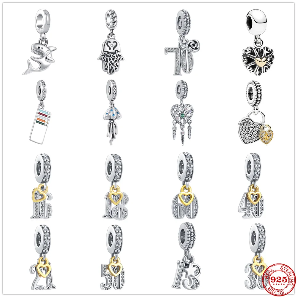 New Original 925 Silver Bracelets Accessories Charm Bead fit Pandora charms silver 925 beads Bracelet for women DIY Jewelry Gift
New Original 925 Silver Bracelets Accessories Charm Bead fit Pandora charms silver 925 beads Bracelet for women DIY Jewelry Gift