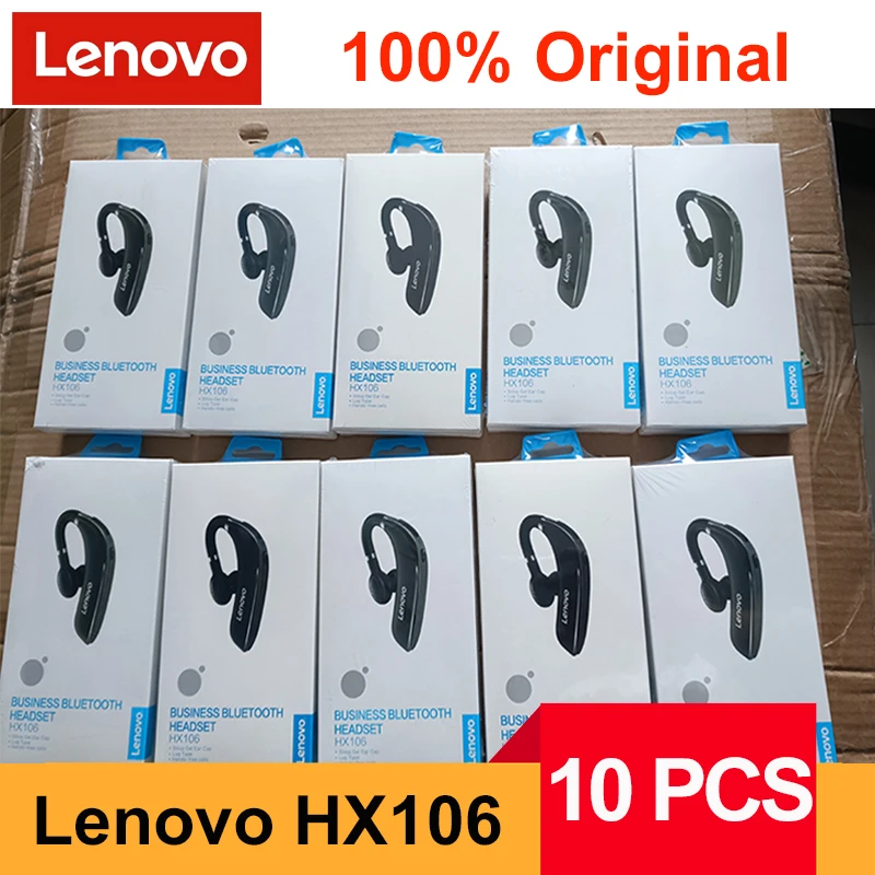 Lenovo HX106 10PCS Wireless Bluetooth Headphone Driving Earphone Ear Hook Headset with Cancelling Microphone Noise Earbuds
Lenovo HX106 10PCS Wireless Bluetooth Headphone Driving Earphone Ear Hook Headset with Cancelling Microphone Noise Earbuds