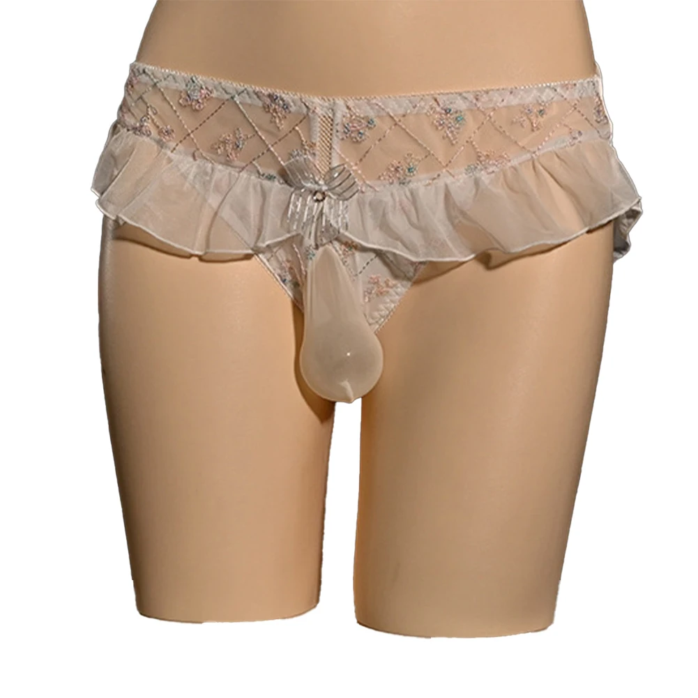Sexy Men Lace Briefs Male Pouch Thong Sissy Ultra-thin Transparent G-String Low Rise Short Panties Gay Man Erotic Lingerie
Sexy Men Lace Briefs Male Pouch Thong Sissy Ultra-thin Transparent G-String Low Rise Short Panties Gay Man Erotic Lingerie