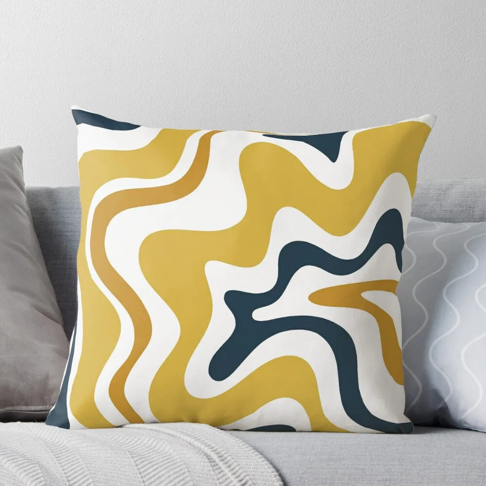 Retro Liquid Swirl Abstract Pattern in Mustard Yellow, Navy Blue, and White Throw Pillow Throw Pillow Pillow Covers Decorative
Retro Liquid Swirl Abstract Pattern in Mustard Yellow, Navy Blue, and White Throw Pillow Throw Pillow Pillow Covers Decorative