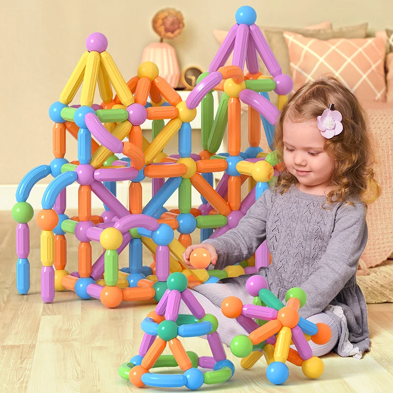 Magnet Stick Rod Building Blocks Montessori Educational Toys Kids Magnetic Constructor Block Designer Set for Children Gifts
Magnet Stick Rod Building Blocks Montessori Educational Toys Kids Magnetic Constructor Block Designer Set for Children Gifts