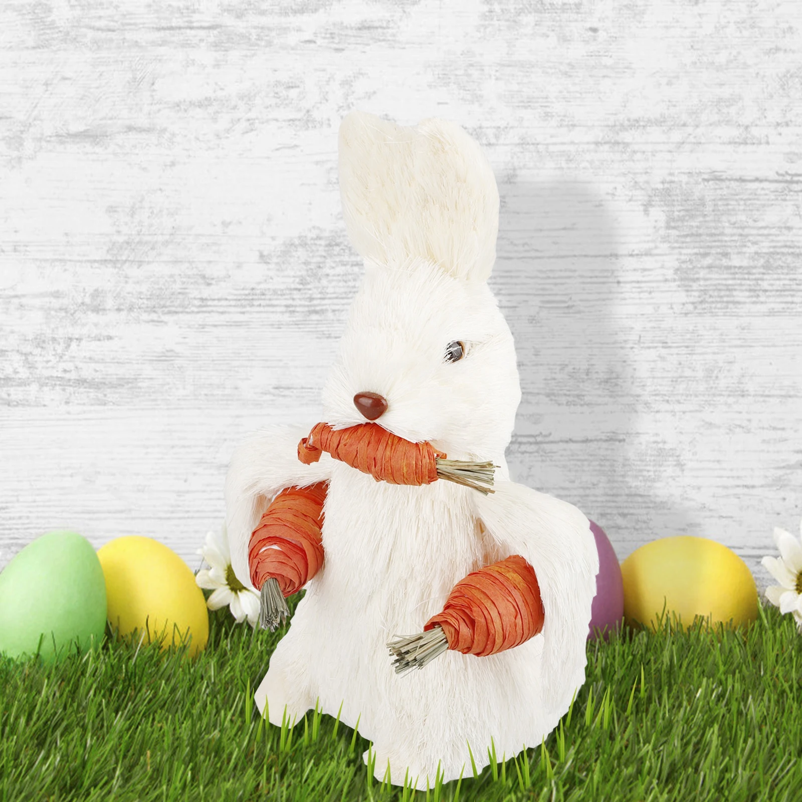 Easter Decoration Simulation Rabbit Ornaments Photoshoot Supplies Spring Gift Home Cute Garden With Carrot Crafts Straw Bunny
Easter Decoration Simulation Rabbit Ornaments Photoshoot Supplies Spring Gift Home Cute Garden With Carrot Crafts Straw Bunny