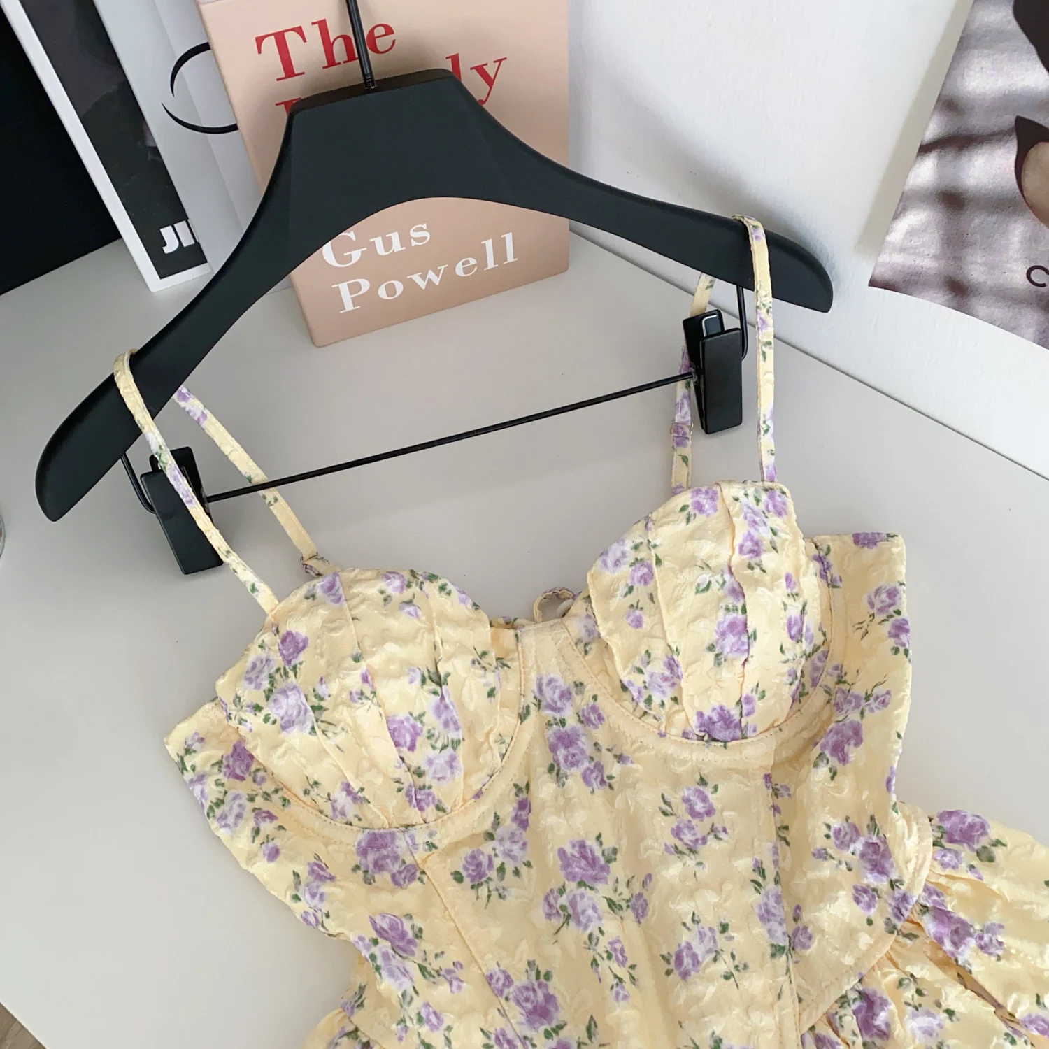 Sexy Slim Corset ruffle print Chic Korean Camis Tank Top Basic Fashion Off Shoulder Summer Women Clothing 53 S2cd9e4e1d3e9478bb3006a024cd1fafcy