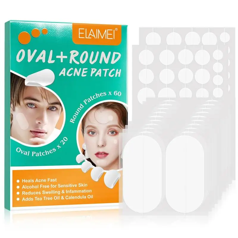 

Face Pimple Patches Pimple Patch Overnight Spot Cover 80 Counts Facial Blemish Spot Dots Covering Protects For Pores And Zit