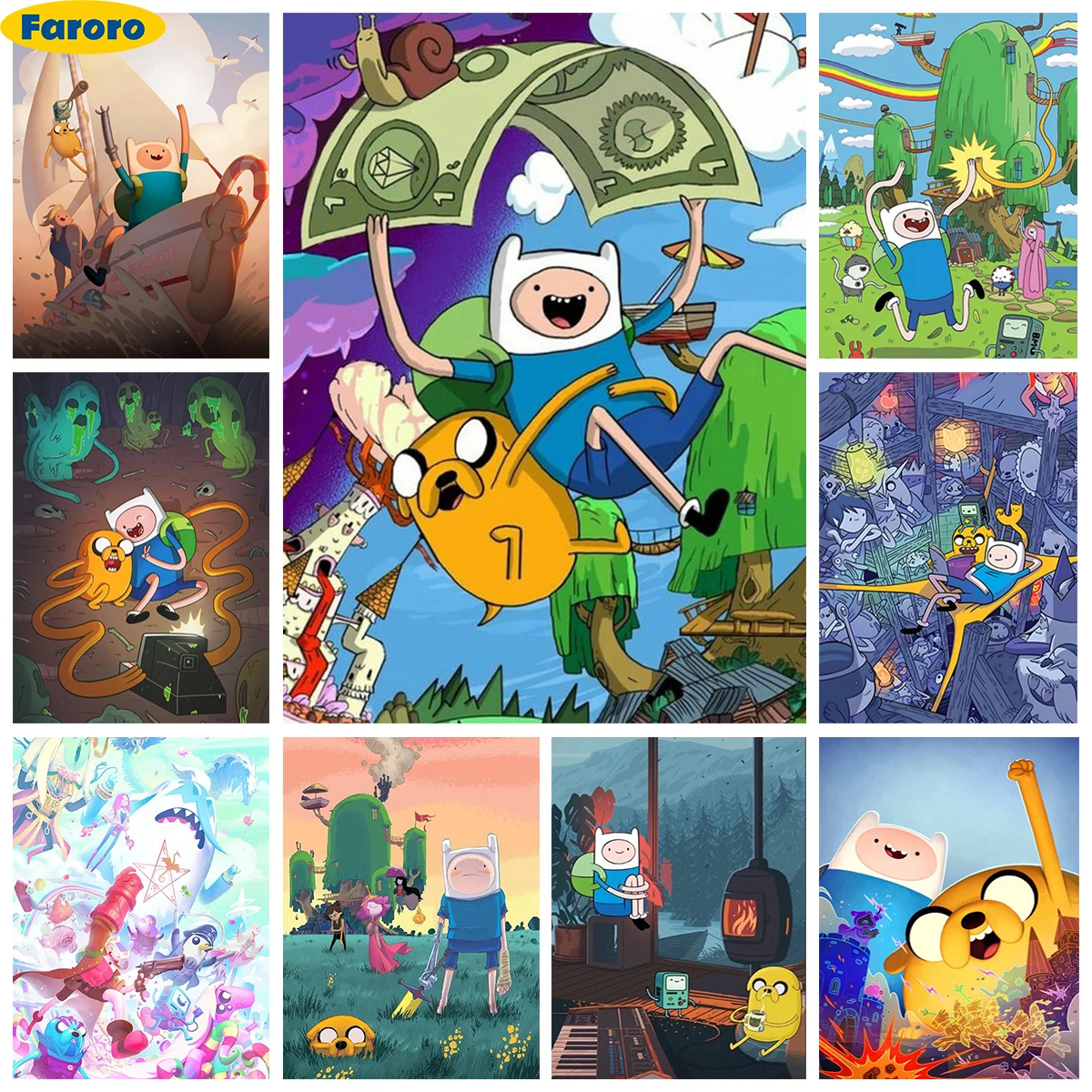 A-Adventure Time 5D Diamond Painting Kit F-Finn and Jake Diamond Embroidery Cross Stitch Child Hand Gift Cartoon Home Wall Decor
A-Adventure Time 5D Diamond Painting Kit F-Finn and Jake Diamond Embroidery Cross Stitch Child Hand Gift Cartoon Home Wall Decor