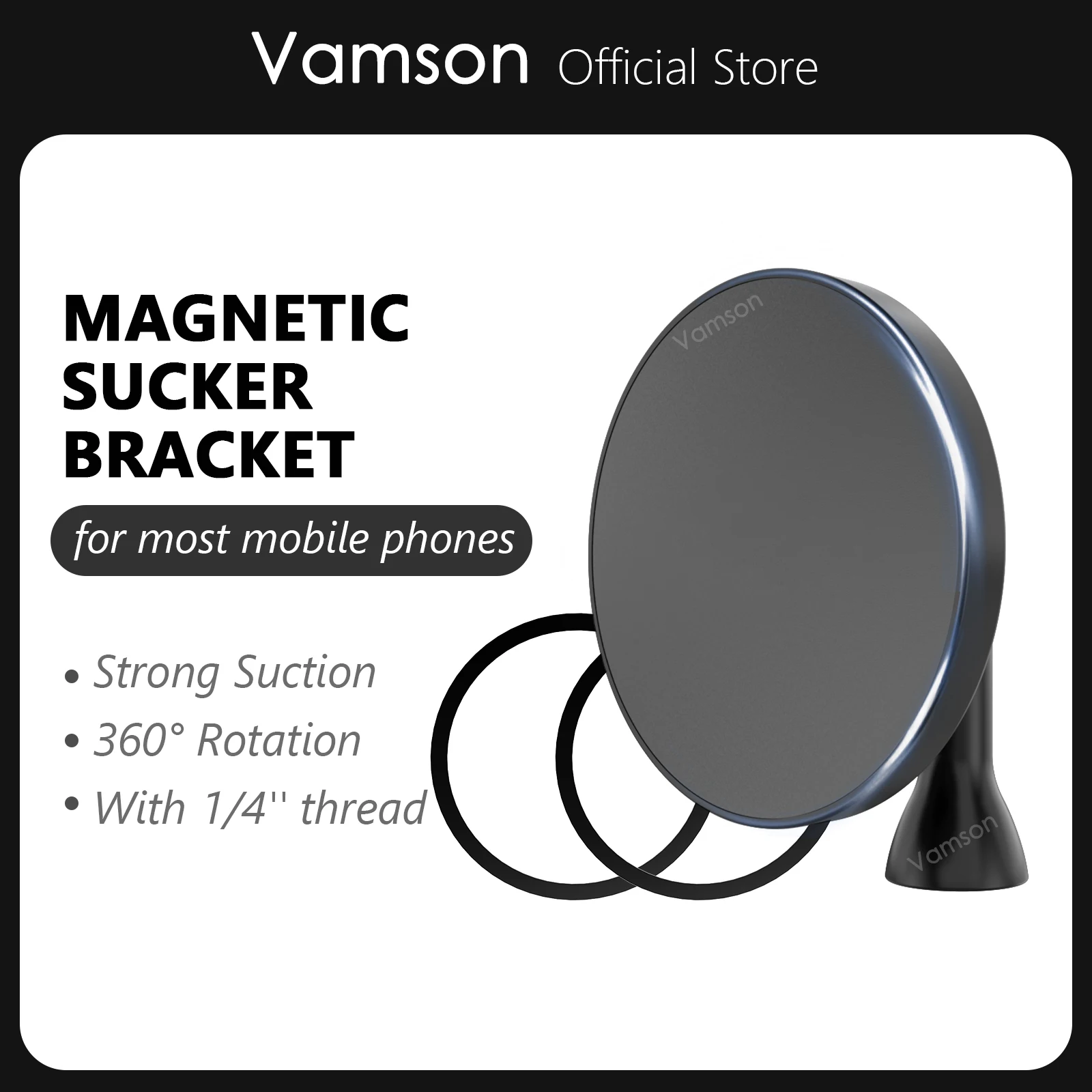 Магнитный держатель для телефона Vamson, держатель для камеры и телефона, адаптер с резьбой 1/4 дюйма, Магнитное Крепление для штатива для смартфона, аксессуары для подставки
Магнитный держатель для телефона Vamson, держатель для камеры и телефона, адаптер с резьбой 1/4 дюйма, Магнитное Крепление для штатива для смартфона, аксессуары для подставки