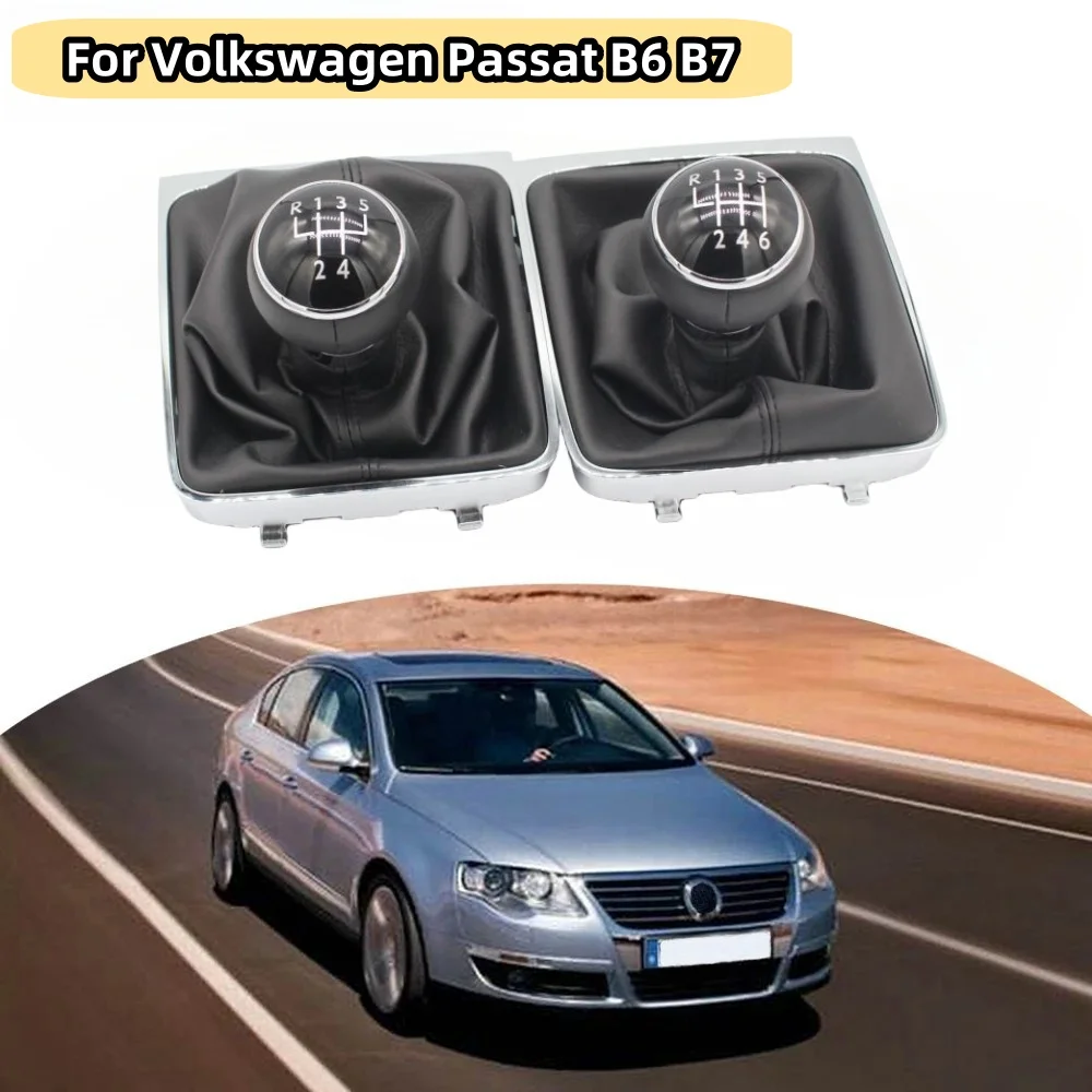 For VW PASSAT B6 B7 Car Gear Head 5 or 6 Speed PU Leather Gear Shift Knob Lever Stick Shifter Gaiter Boot Cover Accessories
For VW PASSAT B6 B7 Car Gear Head 5 or 6 Speed PU Leather Gear Shift Knob Lever Stick Shifter Gaiter Boot Cover Accessories
