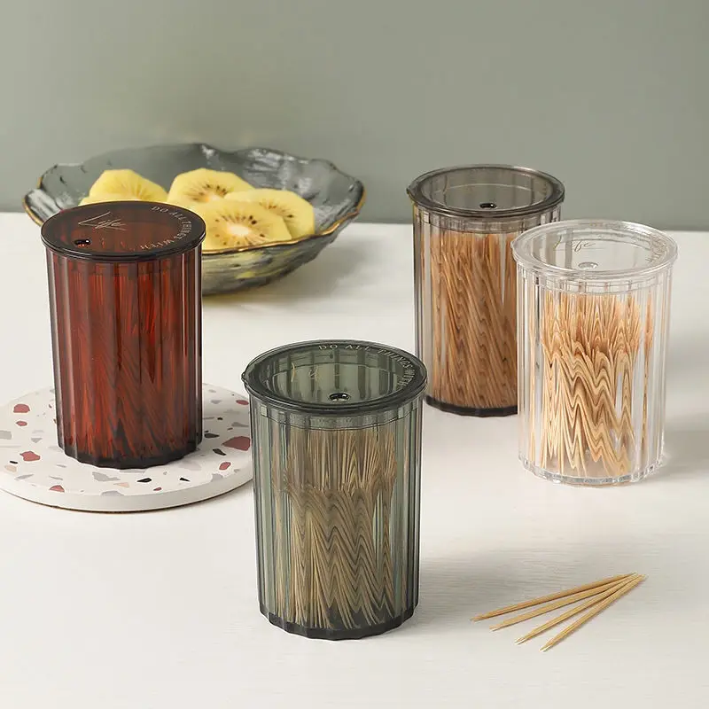 1pcs Toothpick Holder Container Plastic Transparent Household Table Toothpick Storage Box
1pcs Toothpick Holder Container Plastic Transparent Household Table Toothpick Storage Box