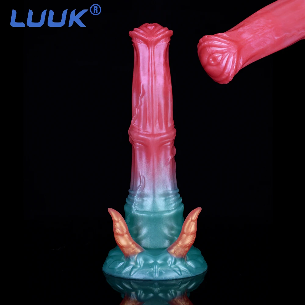 

LUUK Новый инопланетный животный анальный дилдо мягкий силиконовый водонепроницаемый реалистичный Анальная пробка для женщин стимуляция точки G Эротические Секс игрушки