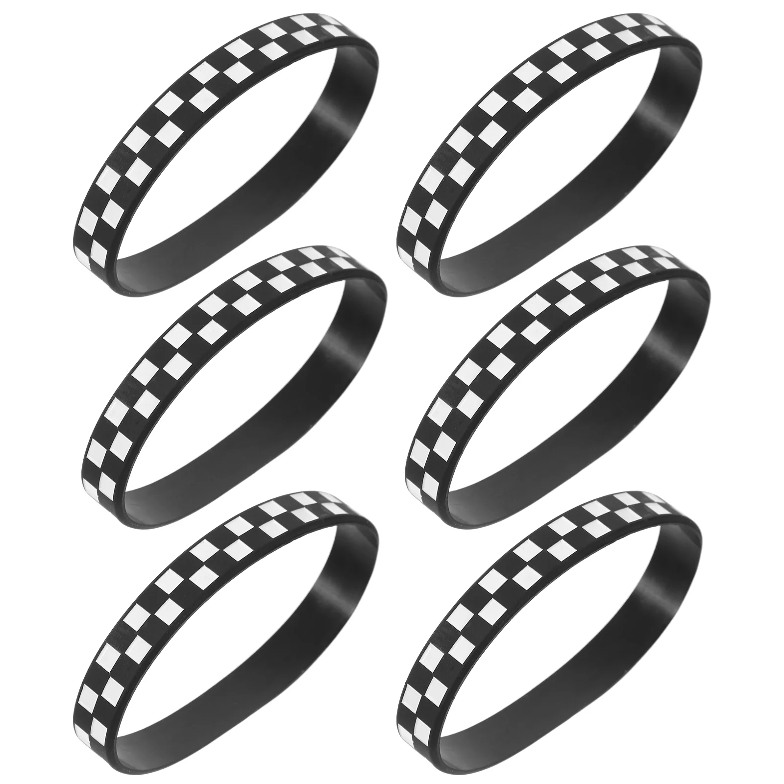 12 Pcs Racing Bracelet Blackish Compact Wrist Checkered Noire Chic Sports Wristband Silica Gel Silicone Portable
12 Pcs Racing Bracelet Blackish Compact Wrist Checkered Noire Chic Sports Wristband Silica Gel Silicone Portable