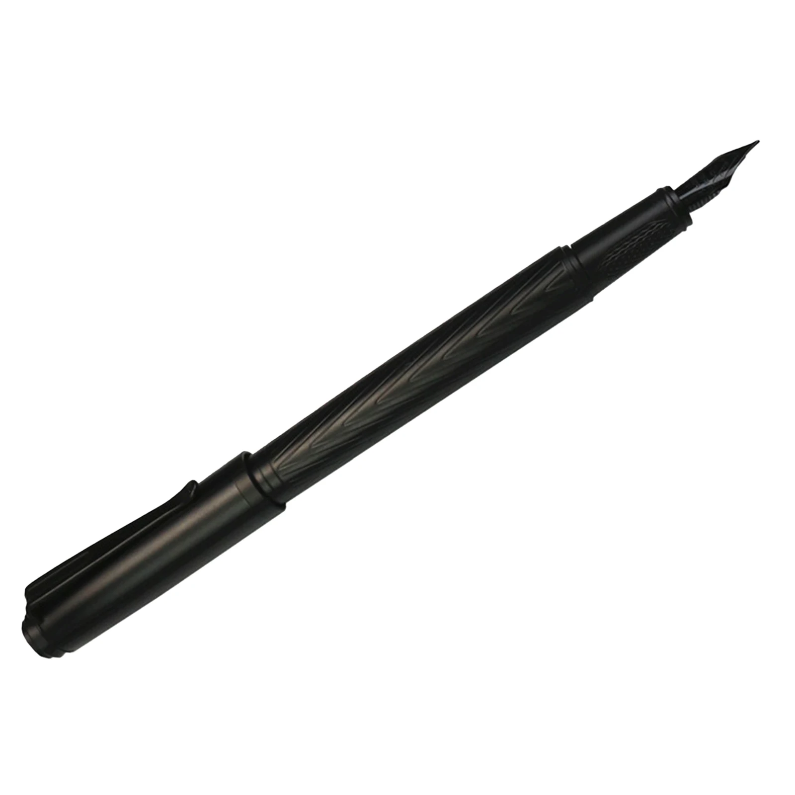 

Yongsheng Black Samurai Metal Fountain Pen Titanium 0.5mm F Nibs school office writing supplies exquisite gift pens for students