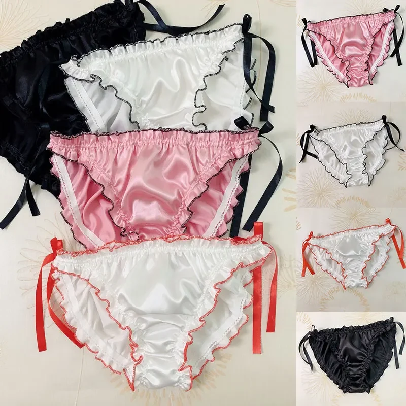 2pc 1pc Underpants Women's Sexy Low Waisted Briefs Night club Lace Ruffled Thong Women's Soft T Pants Underwear New Summer 2024
2pc 1pc Underpants Women's Sexy Low Waisted Briefs Night club Lace Ruffled Thong Women's Soft T Pants Underwear New Summer 2024