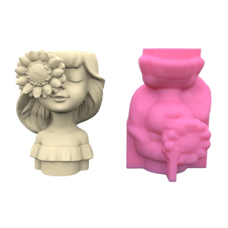 DIY Flowerpot Silicone Mould Little Girl Shaped Concrete Mould Flowerpot Mold F1CC
DIY Flowerpot Silicone Mould Little Girl Shaped Concrete Mould Flowerpot Mold F1CC