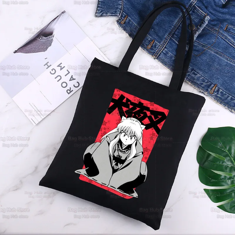 Inuyasha Sesshoumaru Higurashi Kagome Canvas Black Shopping Tote Bag Reusable Shoulder Cloth Book Bag Gift Handbag
Inuyasha Sesshoumaru Higurashi Kagome Canvas Black Shopping Tote Bag Reusable Shoulder Cloth Book Bag Gift Handbag