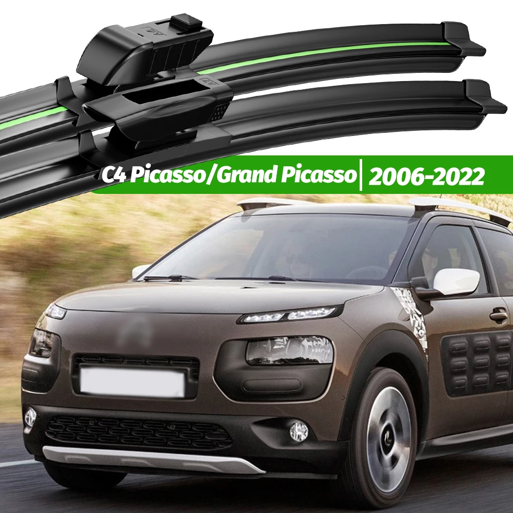 For Citroen C4 Picasso Grand Picasso 2006-2022 2pcs Front Windshield Wiper Blades 20010 2018 2020 Windscreen Window Accessories
For Citroen C4 Picasso Grand Picasso 2006-2022 2pcs Front Windshield Wiper Blades 20010 2018 2020 Windscreen Window Accessories