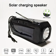 2022 The Latest Solar Charging Wireless Bluetooth Speaker Stereo Subwoofer Portable Outdoor Music Center with Flashlight FM Radi
2022 The Latest Solar Charging Wireless Bluetooth Speaker Stereo Subwoofer Portable Outdoor Music Center with Flashlight FM Radi