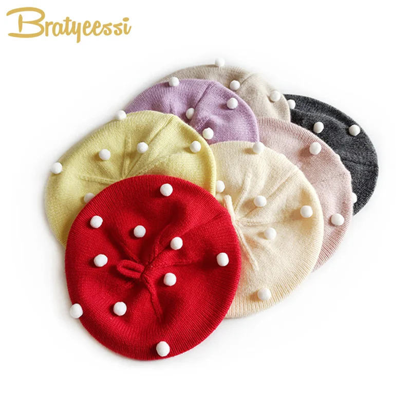 Autumn Winter Baby Hat Knitted Baby Girl Hats Sweet Princess Kids Beret Cap Children Accessories Christmas Gift
Autumn Winter Baby Hat Knitted Baby Girl Hats Sweet Princess Kids Beret Cap Children Accessories Christmas Gift