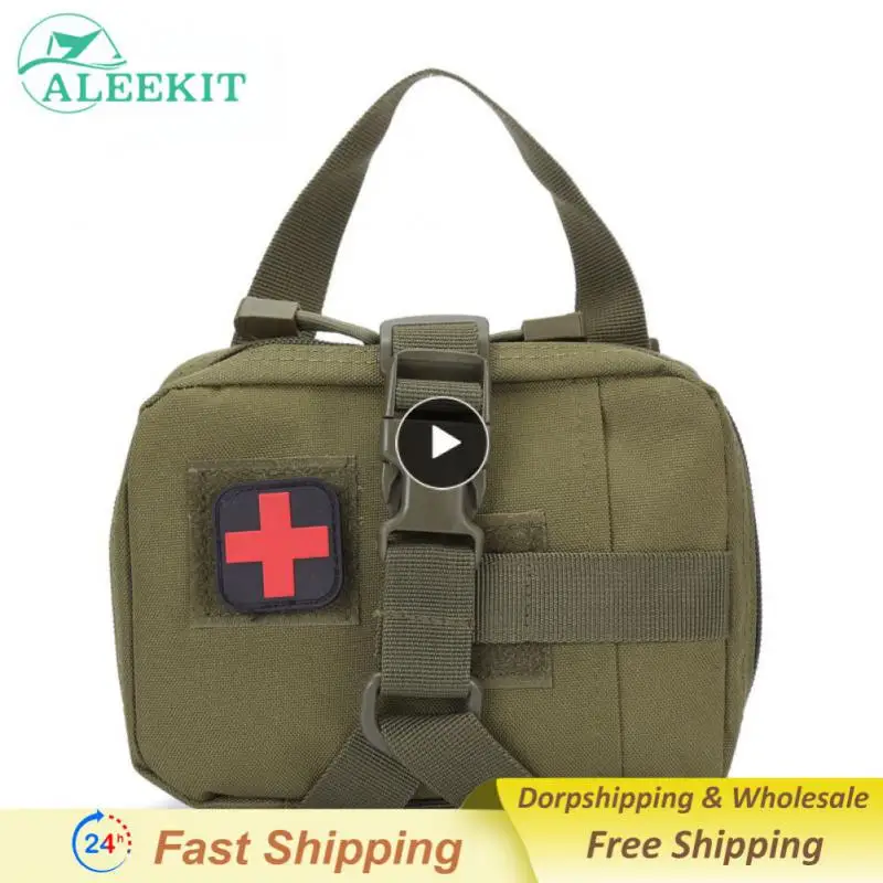 

Military EDC Tactical Bag Waist Belt Pack Hunting Vest Emergency Tools Pack Outdoor First Aid Kit Camping Survival Pouch
