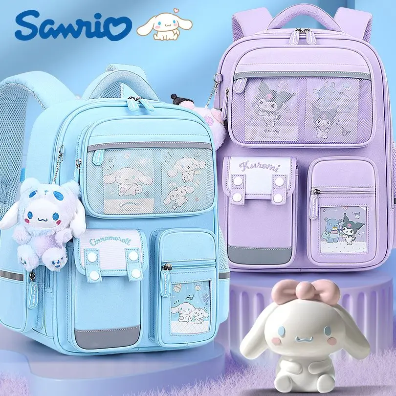 Рюкзак для девочек Sanrio, школьный ранец Hello Kitty для учеников, детские защитные ранцы для позвоночника
Рюкзак для девочек Sanrio, школьный ранец Hello Kitty для учеников, детские защитные ранцы для позвоночника